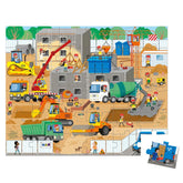 Puzzle 36 Teile - Auf der Baustelle - Janod